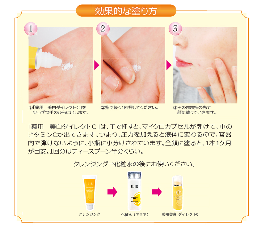 フレッシュビタミンをお肌へ届ける実力派 薬用美白ビタミンC 抗酸化作用で若返りへ